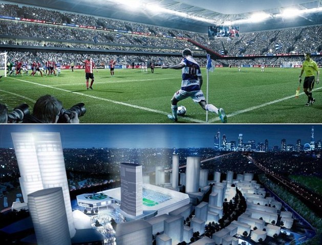 QPR Berambisi Bangun Stadion Baru Kapasitas 40 Ribu Kursi